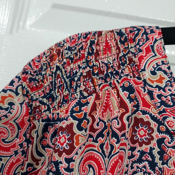 Croft & Barrow Multicolored Paisley Print Blouse Tunic in Size 3X - Picture 8 of 10